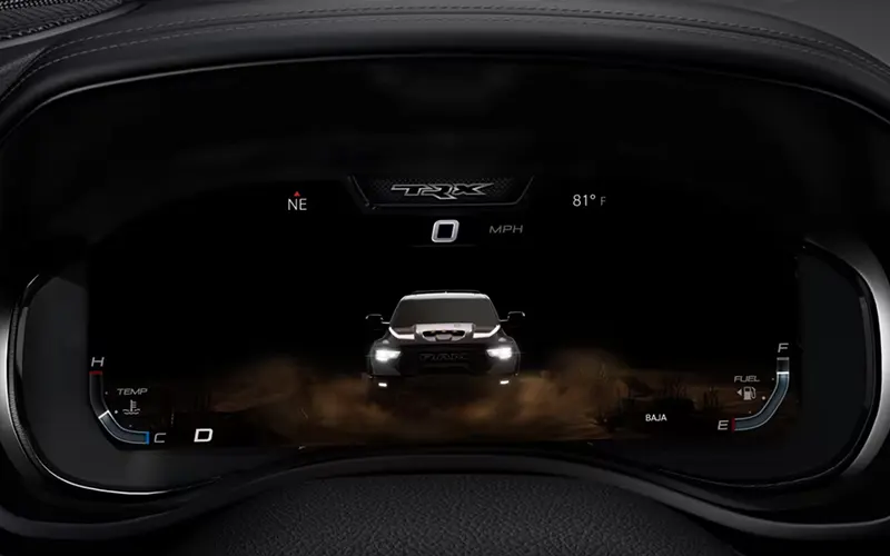 Ram 1500 TRX Driver Information Display